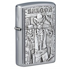 Zippo 49298 Saloon Skull Emblem